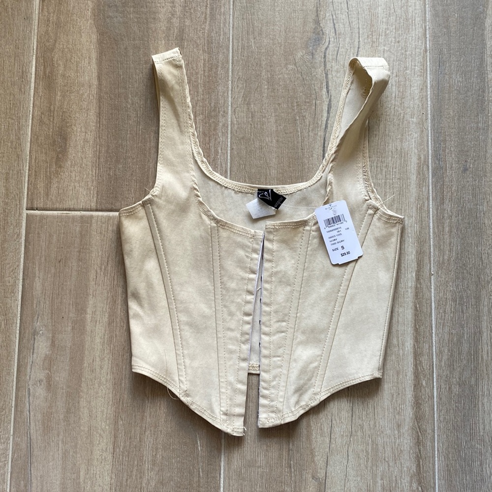 Windsor off white corset top